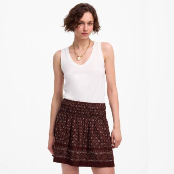 Madewell Ruffled Mini Skirt - Picture 1 of 5